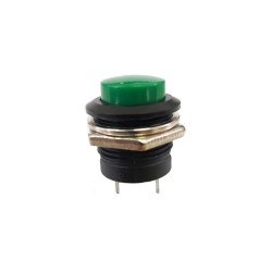 Chave Push-button s/ trava 13mm Verde